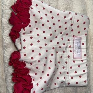 SweetHoney White and Red Polka Dot Garment